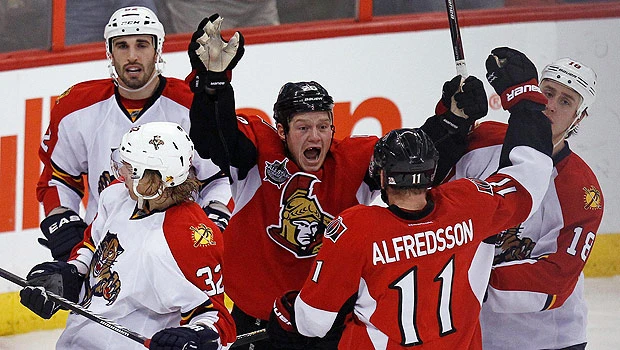 Senators sink Panthers in overtime
