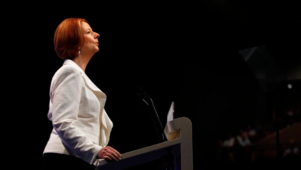 Gillard gives her party cautious hope of revival