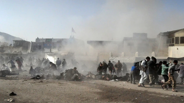 Nearly 60 killed in rare attacks on Afghan worshippers