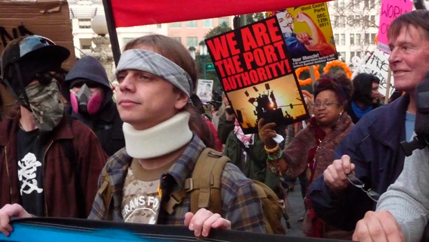 Anti-Wall Street activists march on West Coast ports