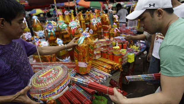 Philippine fireworks, revelry gunfire injure 200