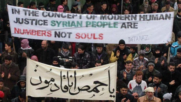 Demonstrations erupt in Syria’s 2nd city, 10 killed