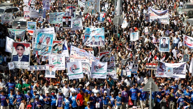 Thousands protest against immunity for Saleh
