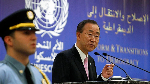UN chief calls on Assad to stop violence