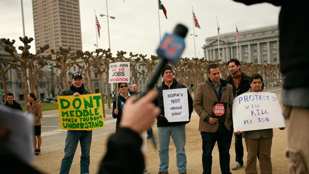 US anti-piracy bills stopped