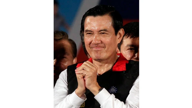 Ma re-elected Taiwan’s president in a close run