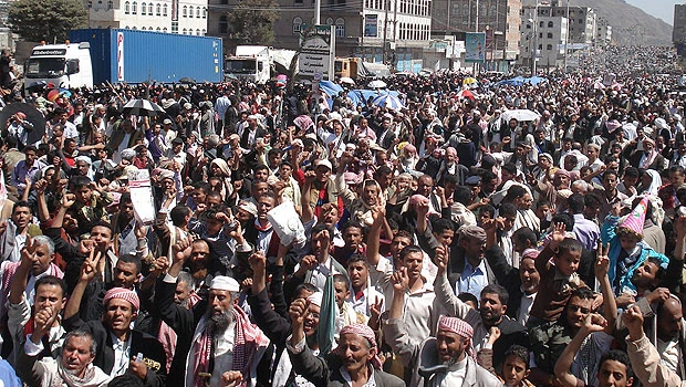 Dozens hurt in Yemen election protests