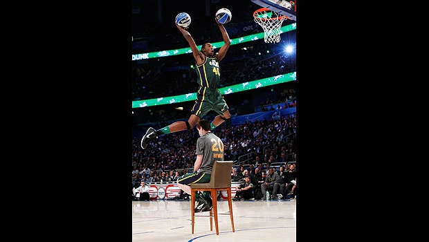 Evans is NBA’s slam dunk king