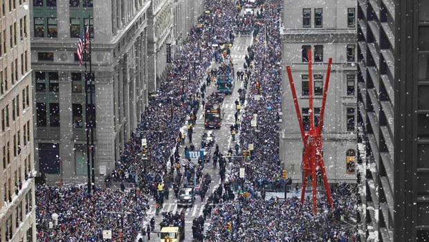 Nearly a million turn out in parade to honor Giants