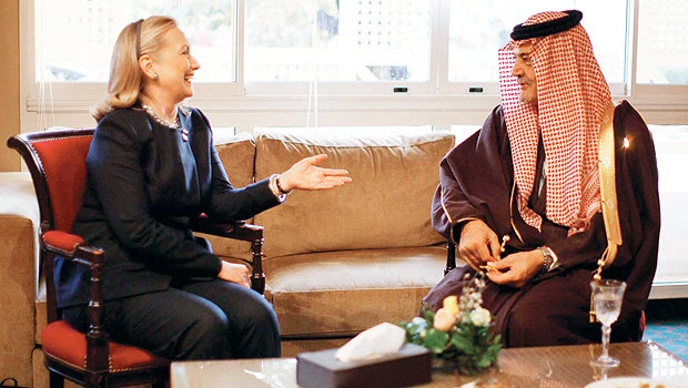 Saudi Arabia backs call
to arm Syria opposition