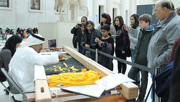Master weaver from Makkah dazzles at British Museum