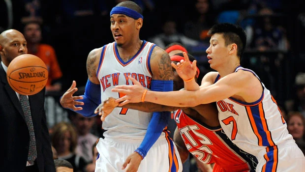 Melo, Lin partnership off to rough start