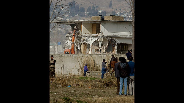 Pakistan razes Bin Laden’s compound