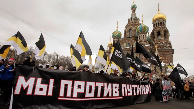 Anti-Putin rally held in his hometown