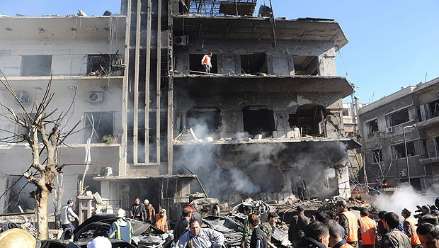 Assad thugs blamed for twin blasts