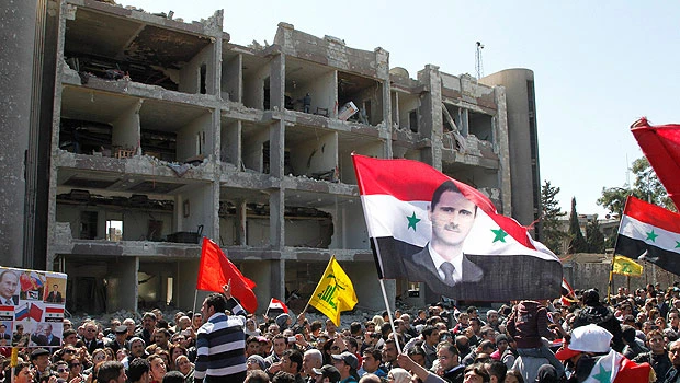 Blast hits Aleppo; clashes and protests across Syria