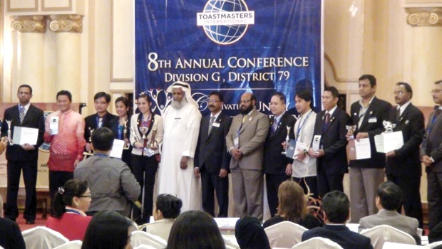 Toastmasters aim high, says top official