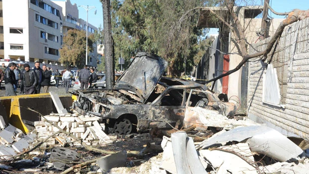 Suicide blasts strike at heart of Damascus