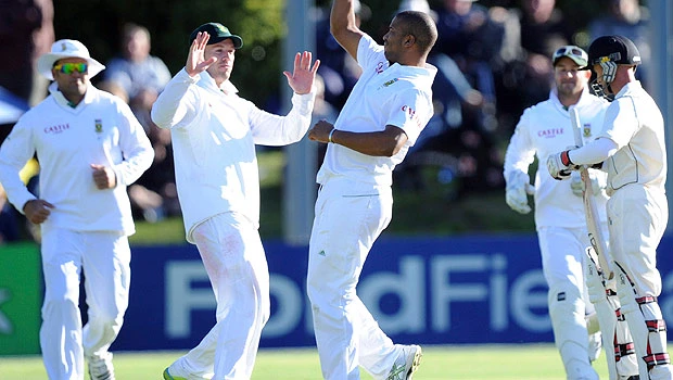 Test in balance as NZ takes slim lead