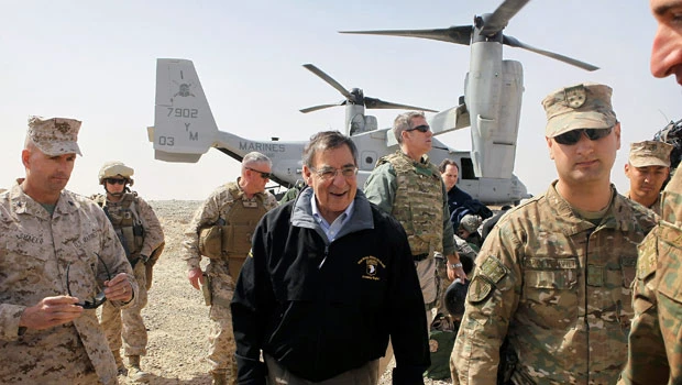 Afghan dies after crashing truck in airfield as Panetta lands