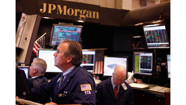 J.P. Morgan gets boost from better economy, trading