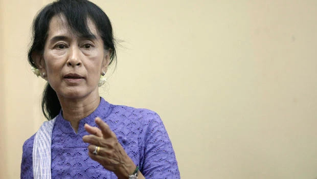 Suu Kyi to leave Myanmar for 1st time in 24 years