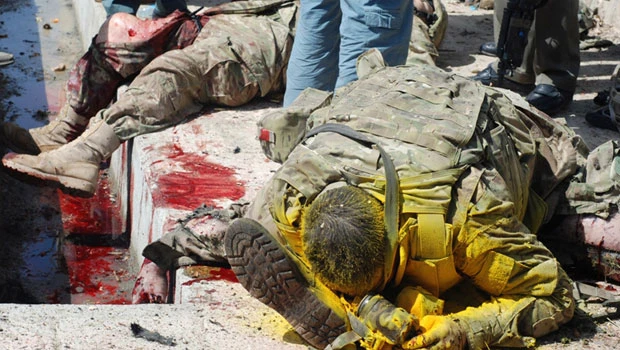 Afghan bomb kills at least 10, including 3 GIs