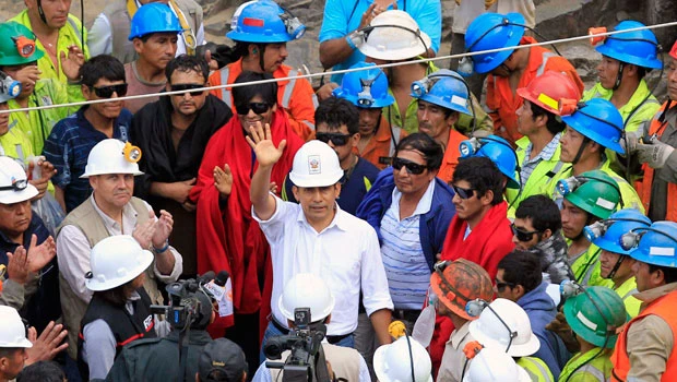 Peru brings 9 trapped miners to surface after cave-in