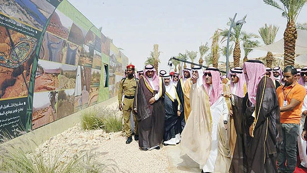 Riyadh governor opens projects in Wadi Namar and Wadi Laban
