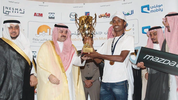 Ethiopian runner rules Jeddah Mobily Marathon