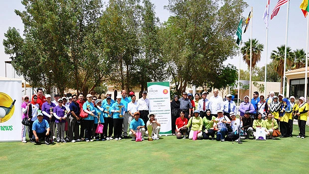 Fachrizal, Setia, Thailand Embassy rule ASEAN Missions Men’s Golf and Ladies Putting Tournament