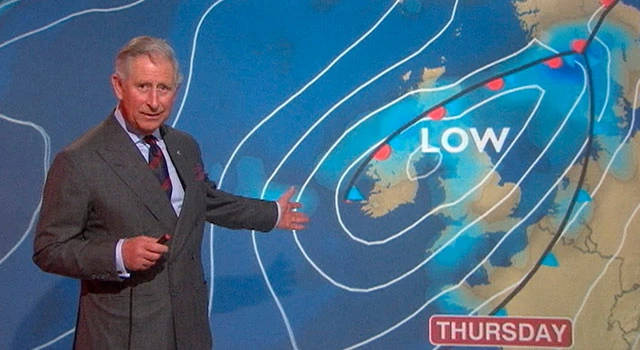 Prince Charles turns weatherman for Scotland