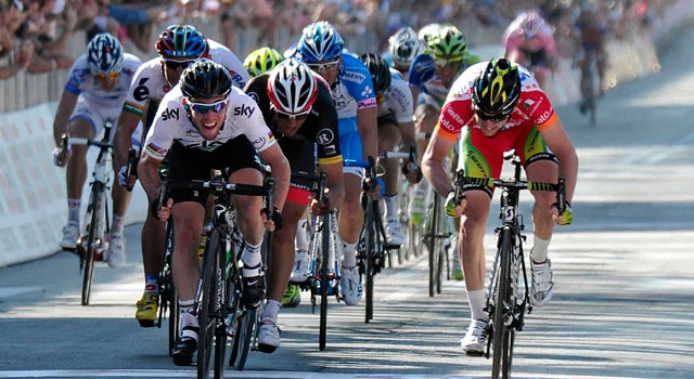 Cavendish enjoys family celebration for Giro stage win