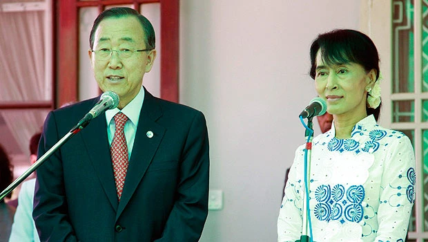 UN chief hails flexibility of Myanmar’s Suu Kyi