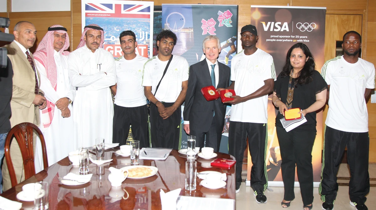 UK honors Saudi Paralympic team