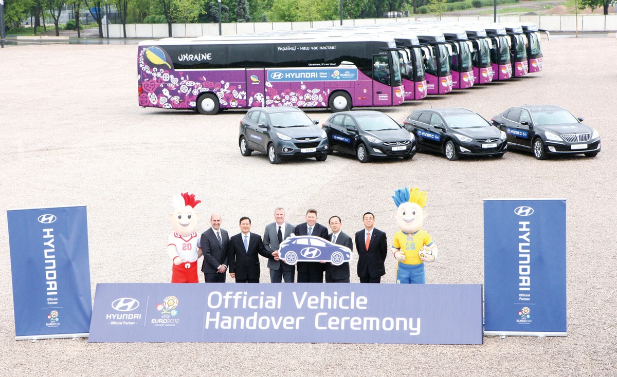 Hyundai provides vehicles for top sports event