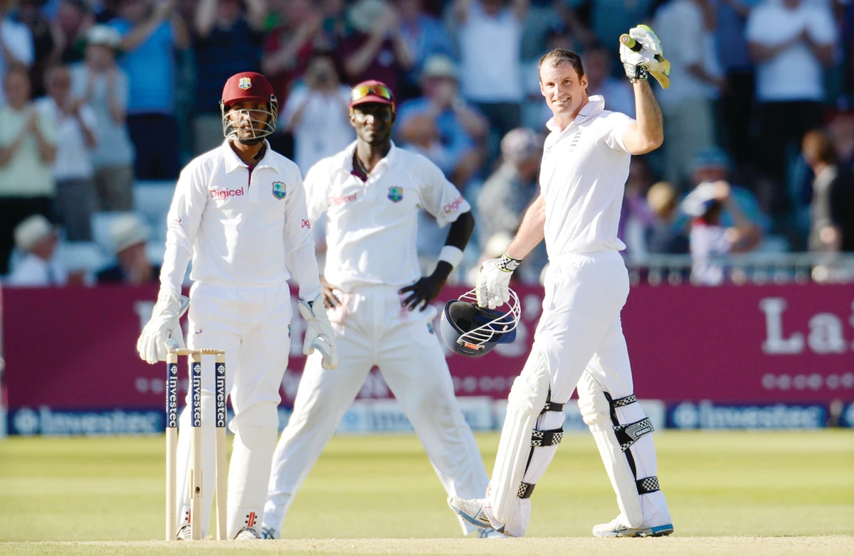 Strauss century puts England in command