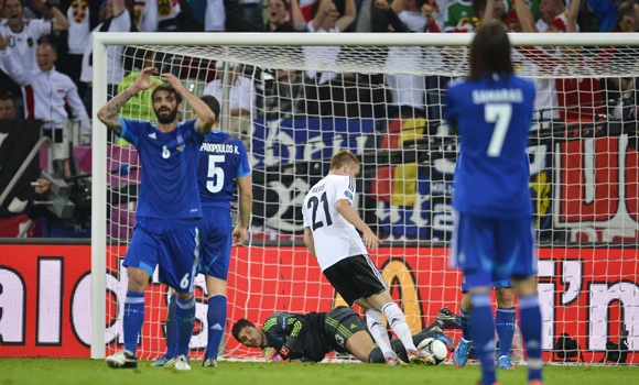Germany rubs salt in Greek wounds with soccer defeat
