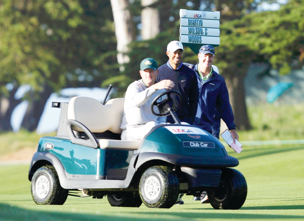 Martin and his cart back at US Open