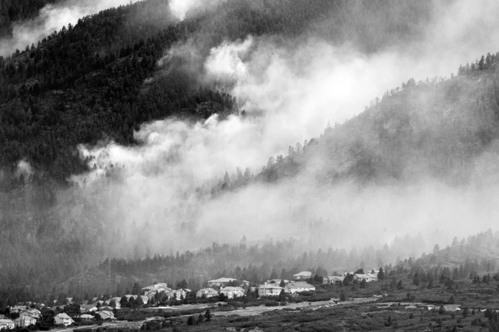 US wildfire claims first victim