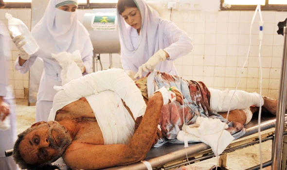 Bus blast kills 19 near Peshawar: police