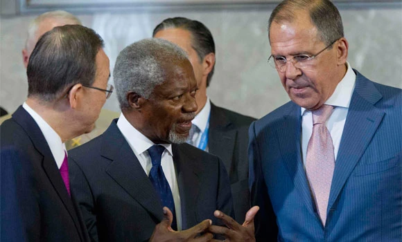 Annan urges world to unite on Syria peace plan