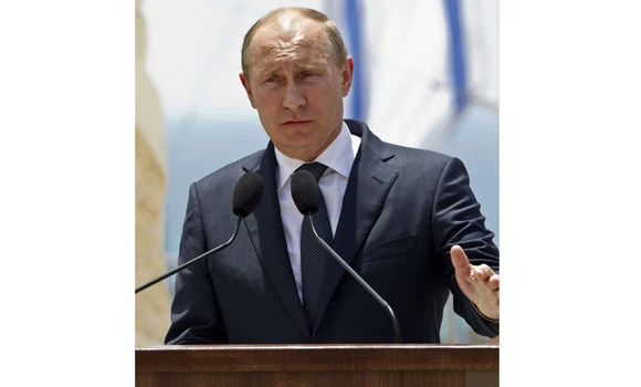 Putin in Israel, West Bank for talks on Syria, Iran