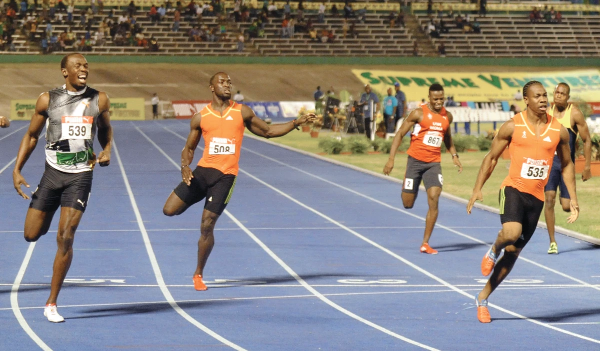 Blake 2-for-2 vs. Bolt, completes sprint double in Jamaican trials