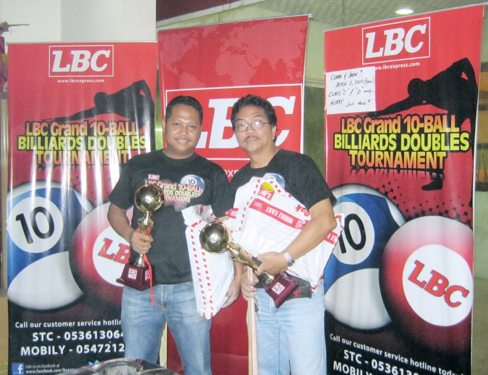 Santos and Montañer claim LBC Billiard Doubles title