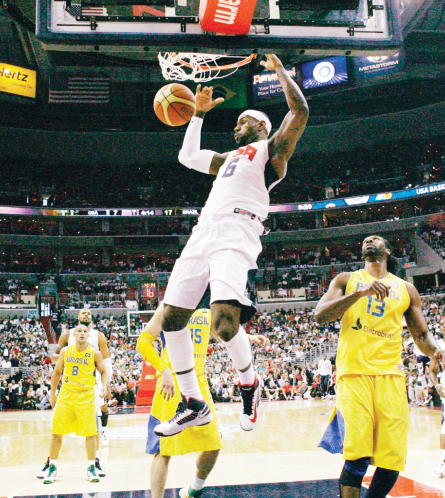US Olympic basketball team shakes off dismal start to beat Brazil
