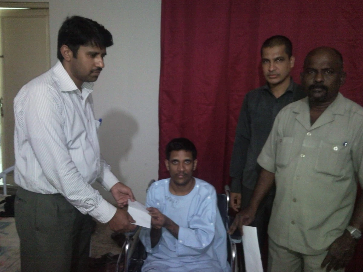 Paraplegic Indian worker repatriated