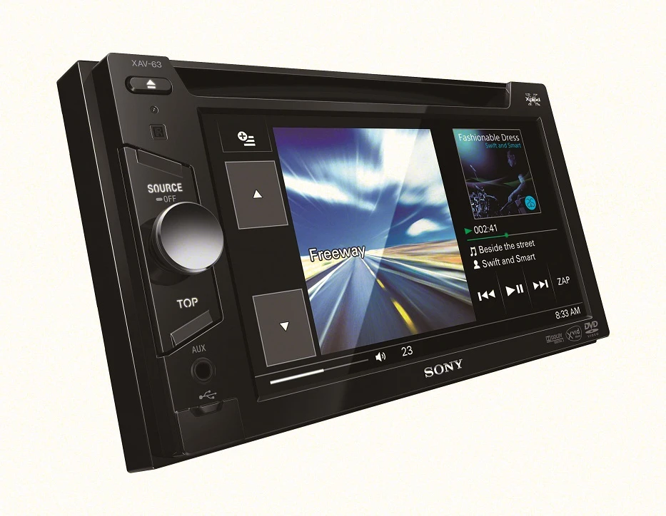 Sony introduces new Xplod CD/DVD car audio receivers