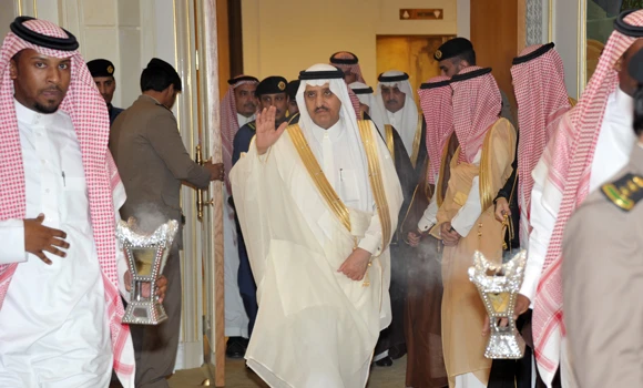 Prince Ahmad receives well-wishers on his appointment