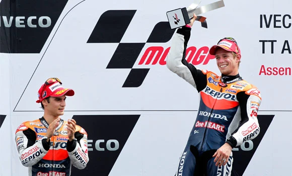 Stoner wins Dutch Moto GP